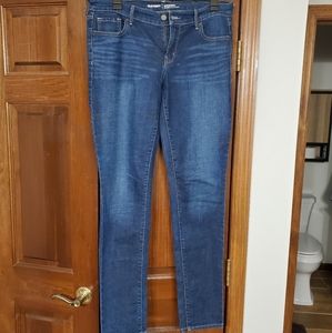 Old Navy Original Dark Wash Skinny Jeans 10 Long